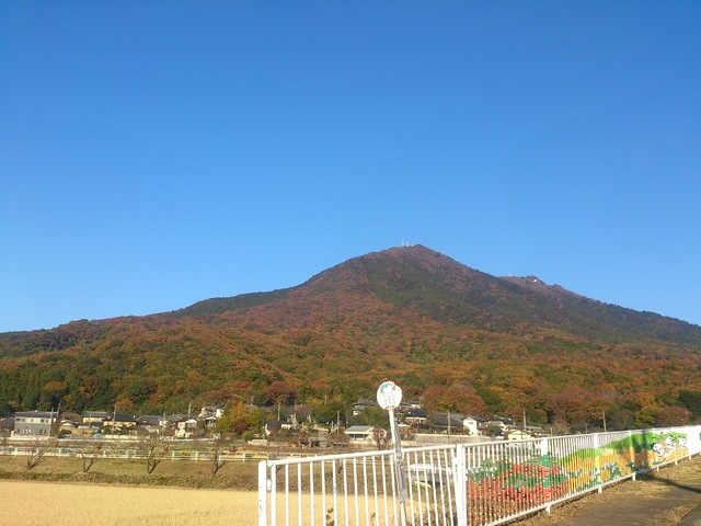 紅葉の筑波山